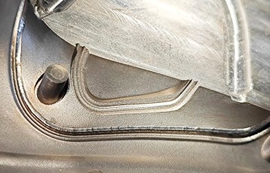 YAG Swing-Arm Mold Laser Welding Machine Welding samples