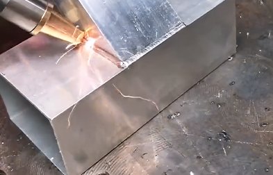 Handheld laser welding machine welding samples