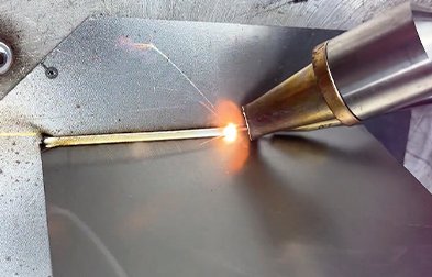 Handheld laser welding machine welding samples