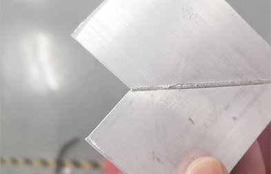 Welding Sample of Portable Holding Laser Welding Machine