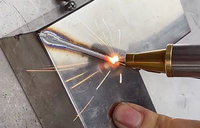 Handheld laser welding machine welding samples