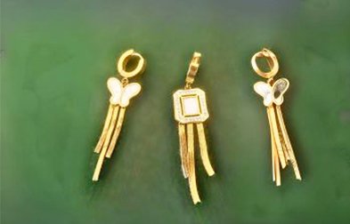 Jewelry laser welding machine welding samples