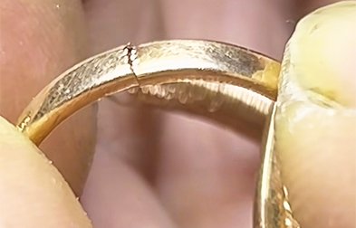 Jewelry laser welding machine welding samples