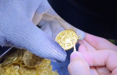 Jewelry laser welding machine welding samples