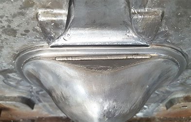 YAG laser cantilever mold welding machine samples