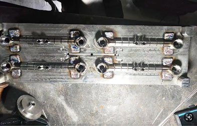 mold laser welding machine welding samples