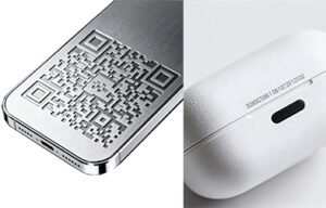 Laser marking sample