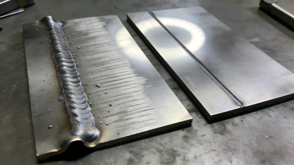 handheld-laser-welder-vs-mig-weld-bead-comparison.